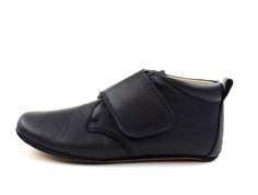 Pom Pom navy slippers